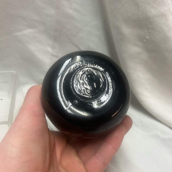 VTG L.E. Smith Black Amethyst Greek Key Vase 6 Inches Tall - Picture 4 of 5